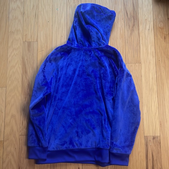 ADIDAS Girls Silken Soft Fleece Pullover Hoodie Sweatshirt Fuschia XL 14-16 NWT - Picture 5 of 5